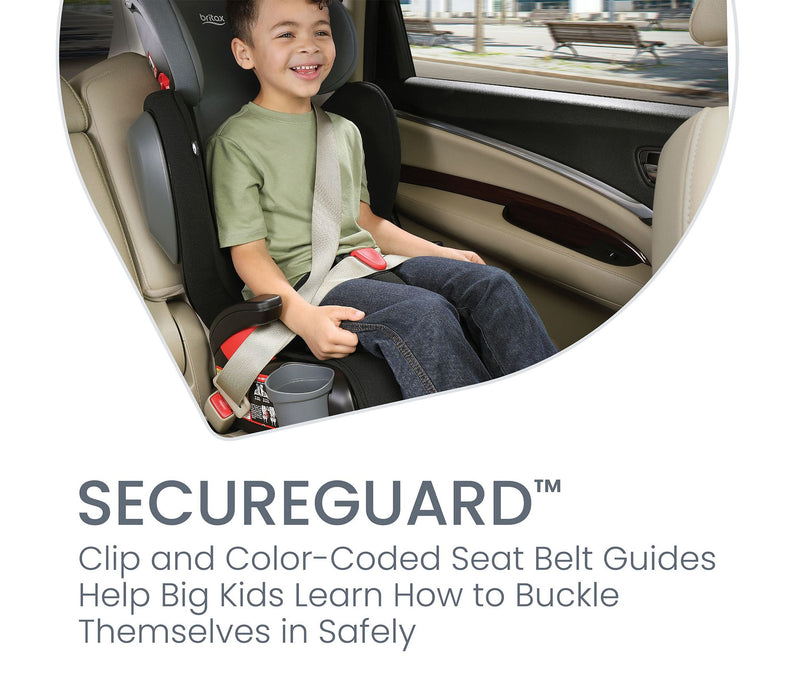 Britax Highpoint Backless Belt-Positioning Booster Seat (Purple Ombre)