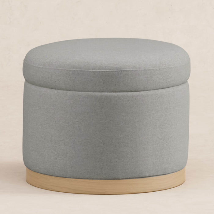 Black Friday Deal! Babyletto Naka Storage Ottoman in Eco-Performance Fabric | Water Repellent & Stain Resistant