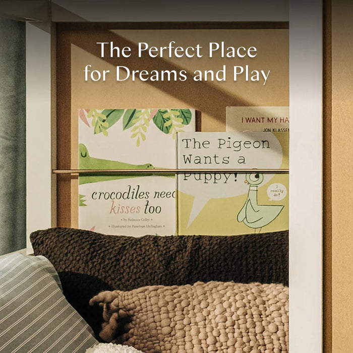Babyletto Palma Mid-Century House Montessori-Inspired Twin Bed