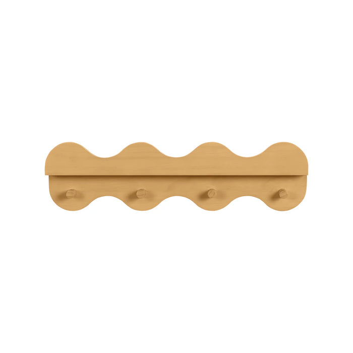Babyletto Lido Wave Bookshelf with Hooks