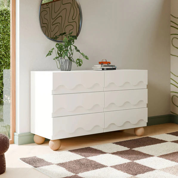 Babyletto Lido Wave 6-Drawer Assembled Dresser