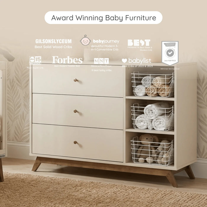 dadada Central Park 3-drawer, 2 shelves dresser