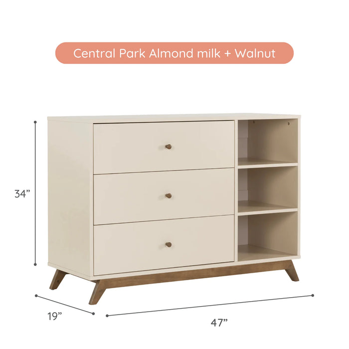 dadada Central Park 3-drawer, 2 shelves dresser
