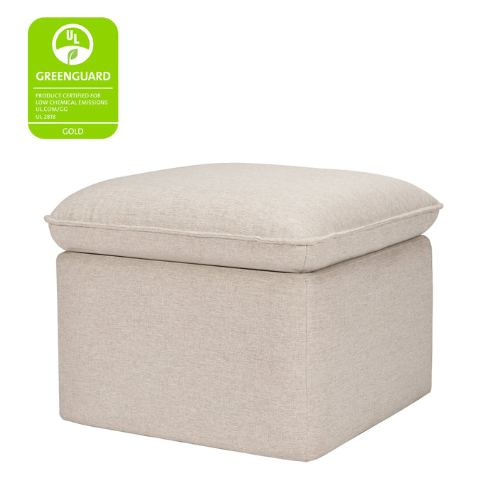 Black Friday Deal! Babyletto Cali Storage Ottoman in Eco-Performance Fabric | Water Repellent & Stain Resistant