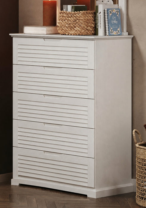 Innovations 5 Drawer Chest in Pearl