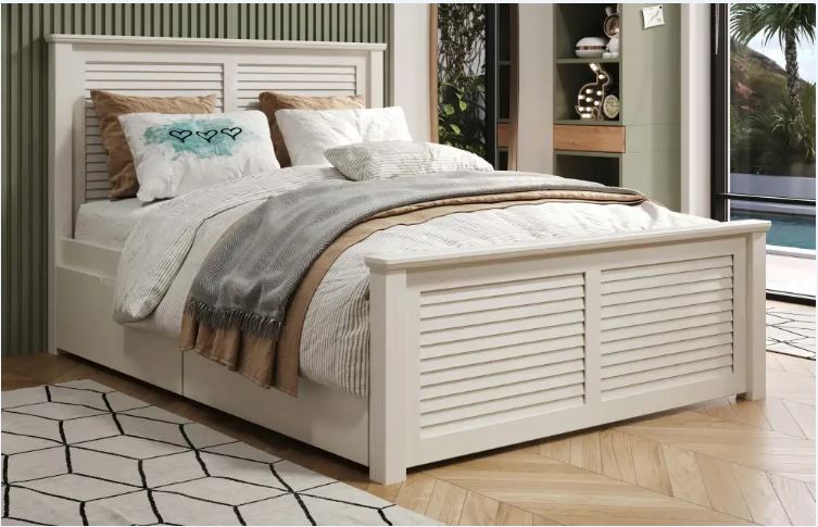 Innovations Cove Platform Bed in Pearl White