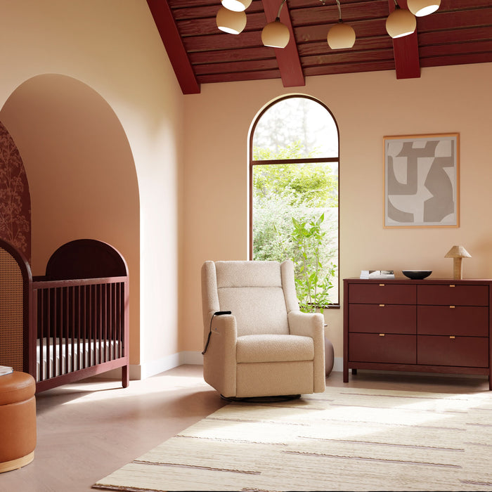 Black Friday Deal! Babyletto Kiwi Deluxe Power Recliner & Swivel Glider with Heat and Massage