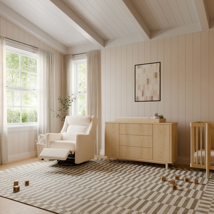 Black Friday Deal! Babyletto Kiwi Plus Power Recliner and Swivel Glider with Power Adjustable Headrest and USB Port