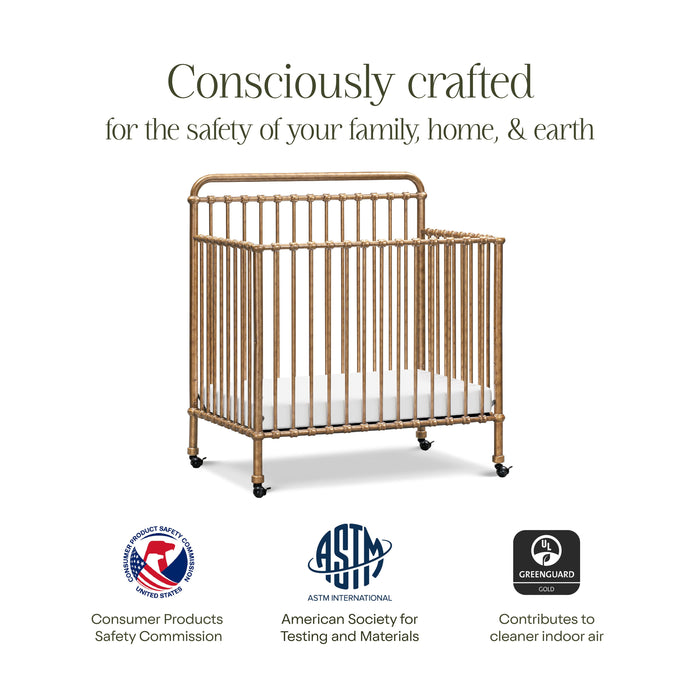Black Friday Deal! Namesake Winston 4-in-1 Convertible Mini Crib