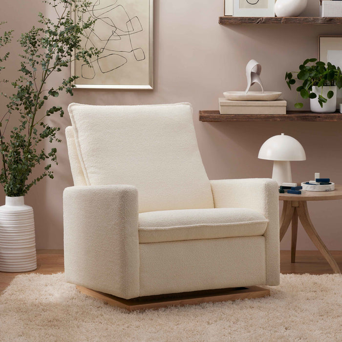 Black Friday Deal! Babyletto Cali Pillowback Chair and a Half Glider in Fleece