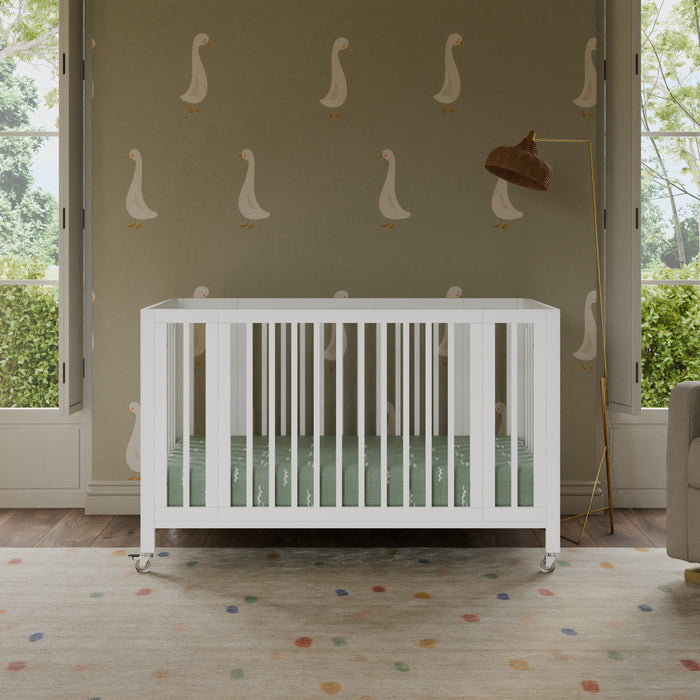 Black Friday Deal! Babyletto Rolli 9-in-1 Convertible All-Stages Crib with Bassinet & Toddler Bed Conversion Kits