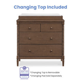 Delta Children Saint 4 Drawer Dresser with Changing Top