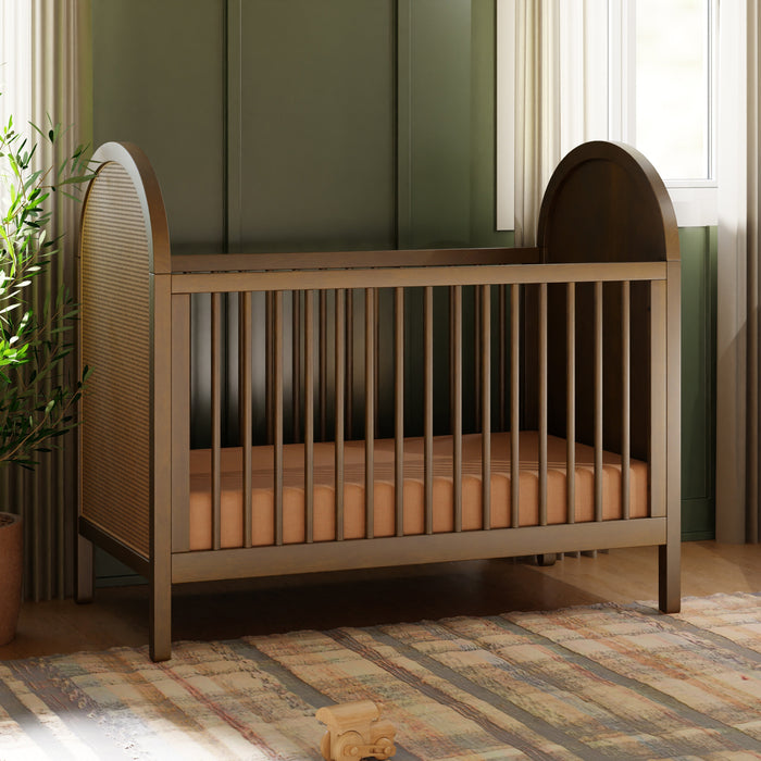 Black Friday Deal! Babyletto Bondi Cane 3-in-1 Convertible Crib with Toddler Bed Conversion Kit