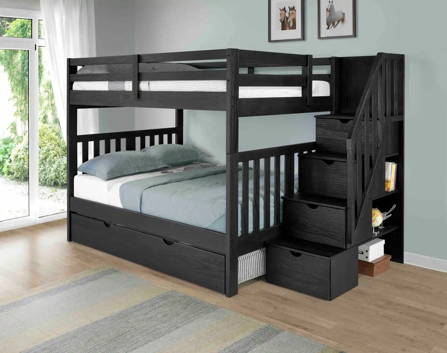 Innovations Full Over Full Staircase Bunk Bed