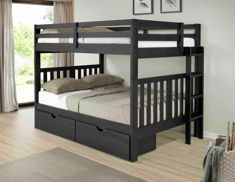Innovations Full Over Full Ladder Bunk Bed