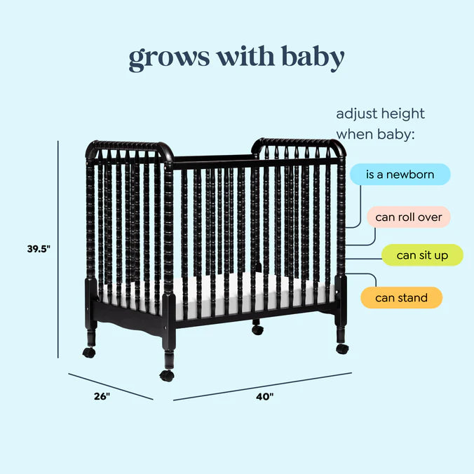 DaVinci Jenny Lind 3-in-1 Convertible Mini Crib