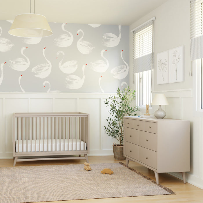 Black Friday Deal! Babyletto Peggy 3-in-1 Convertible Crib with Toddler Bed Conversion Kit