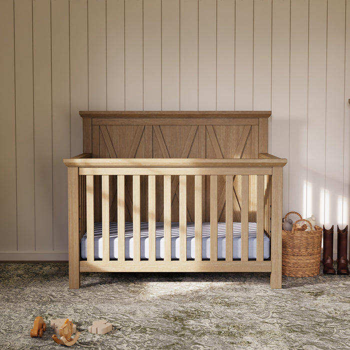 Black Friday Deal! Monogram Emory Farmhouse 4-in-1 Convertible Crib