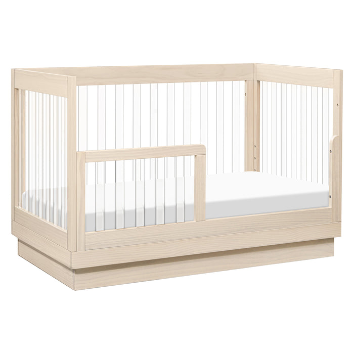 Black Friday Deal! Babyletto Harlow Acrylic 3-in-1 Convertible Crib with Toddler Bed Conversion Kit