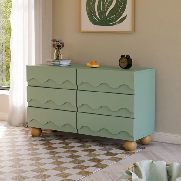 Babyletto Lido Wave 6-Drawer Assembled Dresser