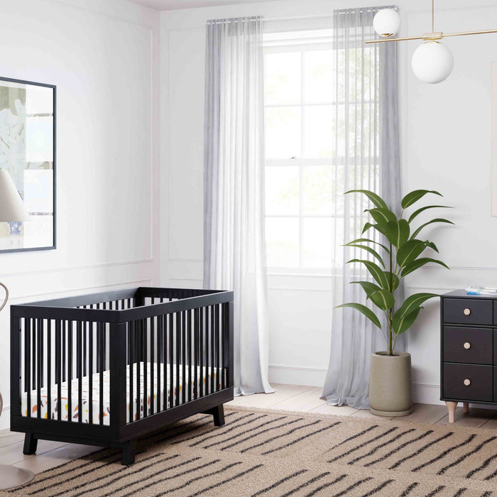 Black Friday Deal! Babyletto Hudson 3-in-1 Convertible Crib with Toddler Bed Conversion Kit