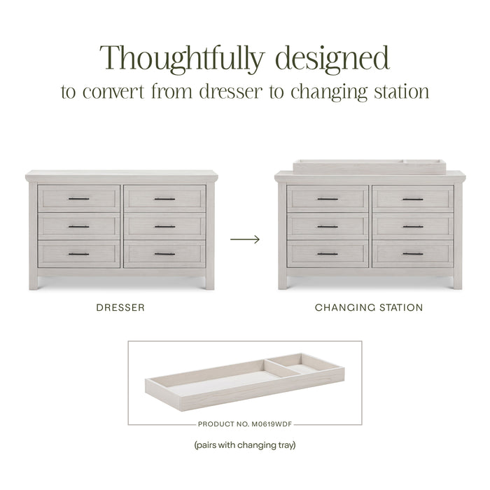 Black Friday Deal! Monogram Emory Farmhouse 6-Drawer Dresser