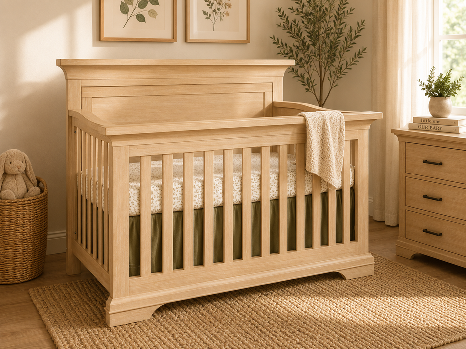 Pali Genova Convertible Crib in Sandstone