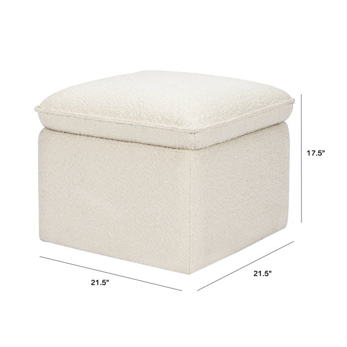 Black Friday Deal! Babyletto Cali Storage Ottoman in Boucle