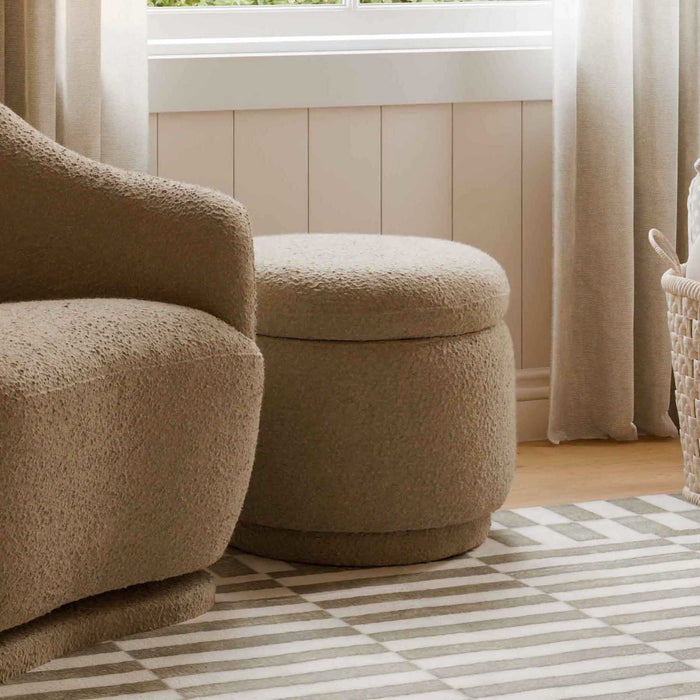 Black Friday Deal! Babyletto Enoki Storage Ottoman in Boucle