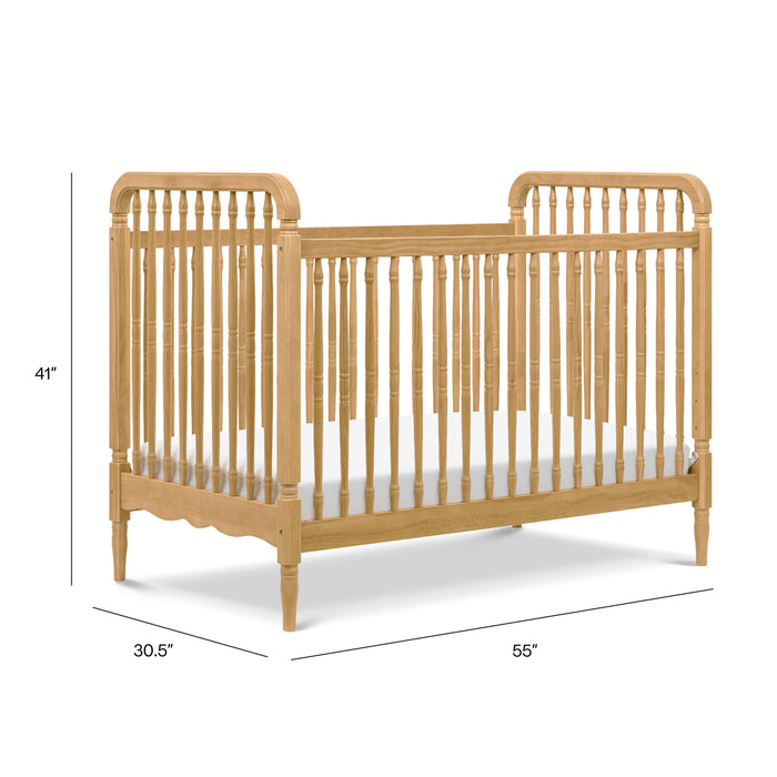 Black Friday Deal! Namesake Liberty 3-in-1 Convertible Spindle Crib with Toddler Bed Conversion Kit