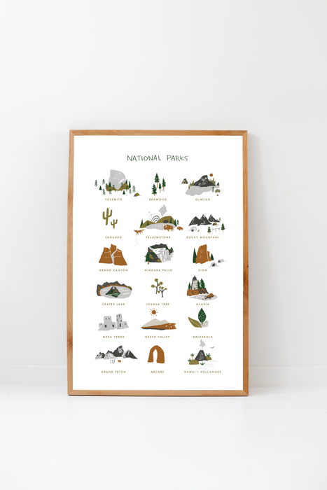 National Parks Art Print