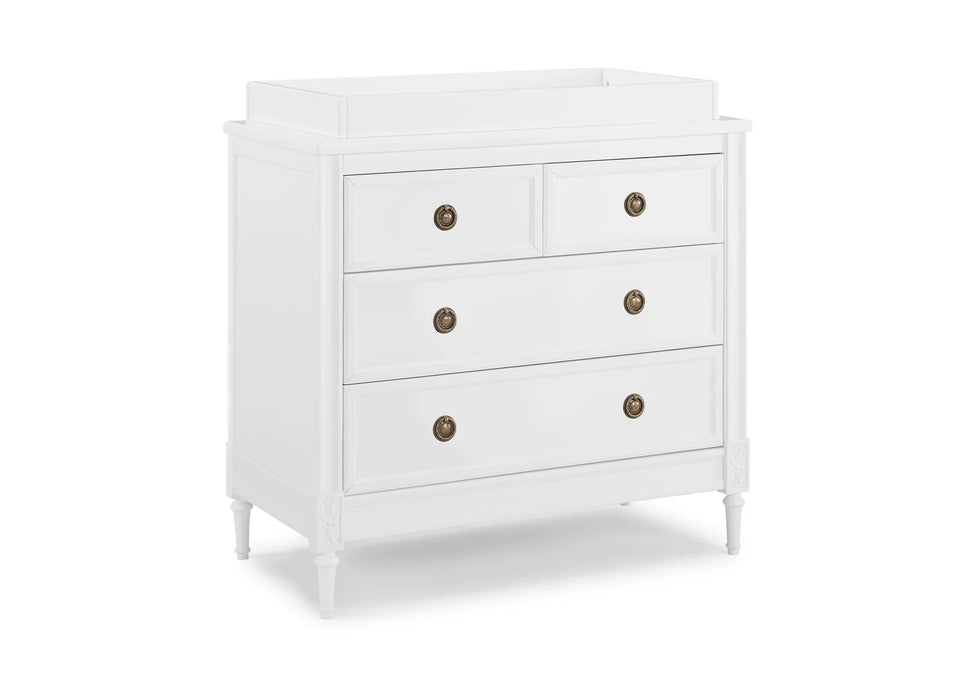 Delta Children  Heritage 4 Drawer Dresser with Changing Top and Interlocking Drawers