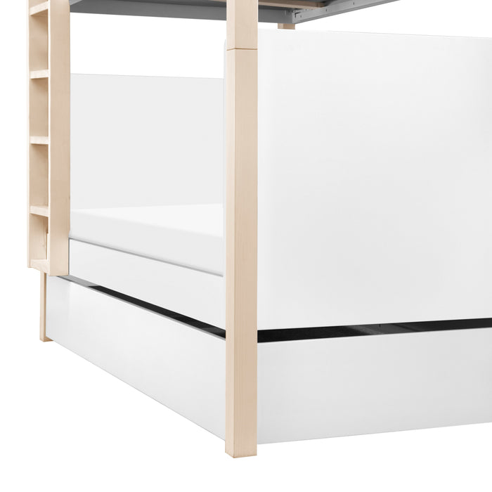 Black Friday Deal! Babyletto TipToe Twin Storage Trundle Bed