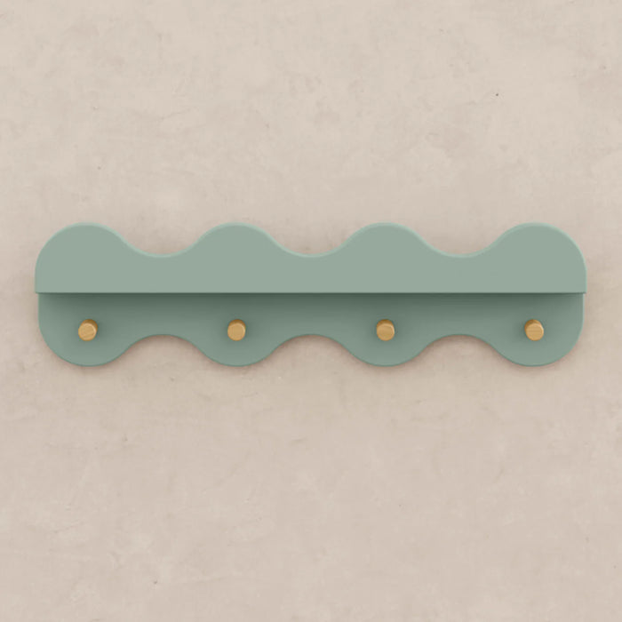 Babyletto Lido Wave Bookshelf with Hooks