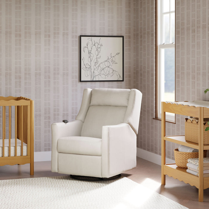 Black Friday Deal! Babyletto Kiwi Deluxe Power Recliner & Swivel Glider with Heat and Massage