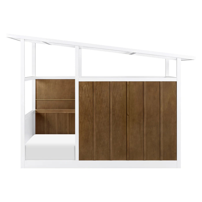 Babyletto Palma Mid-Century House Montessori-Inspired Twin Bed