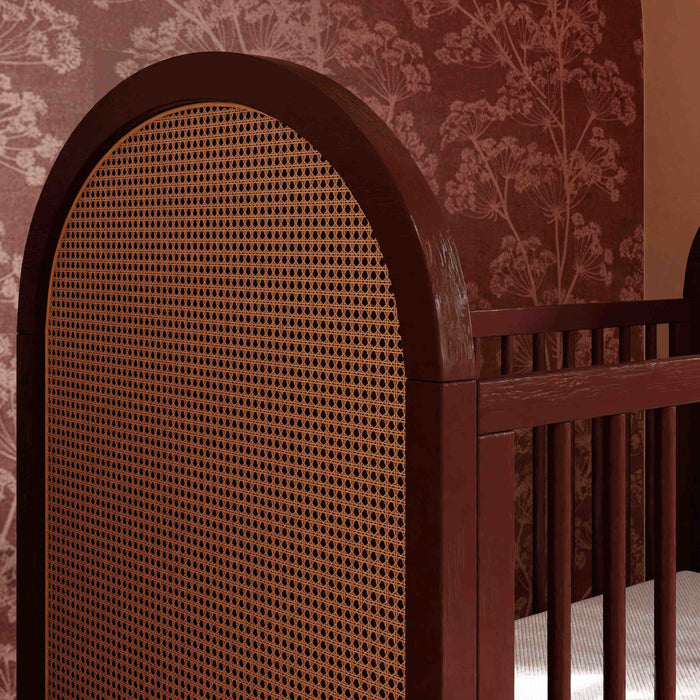 Black Friday Deal! Babyletto Bondi Cane 3-in-1 Convertible Crib with Toddler Bed Conversion Kit