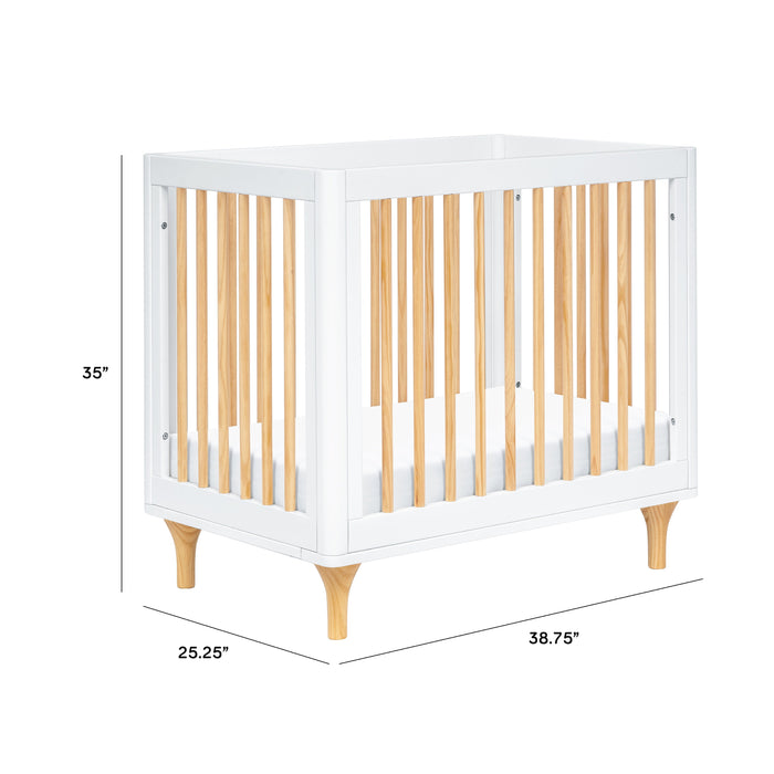Black Friday Deal! Babyletto Lolly 4-in-1 Convertible Mini Crib with Toddler Bed Conversion Kit