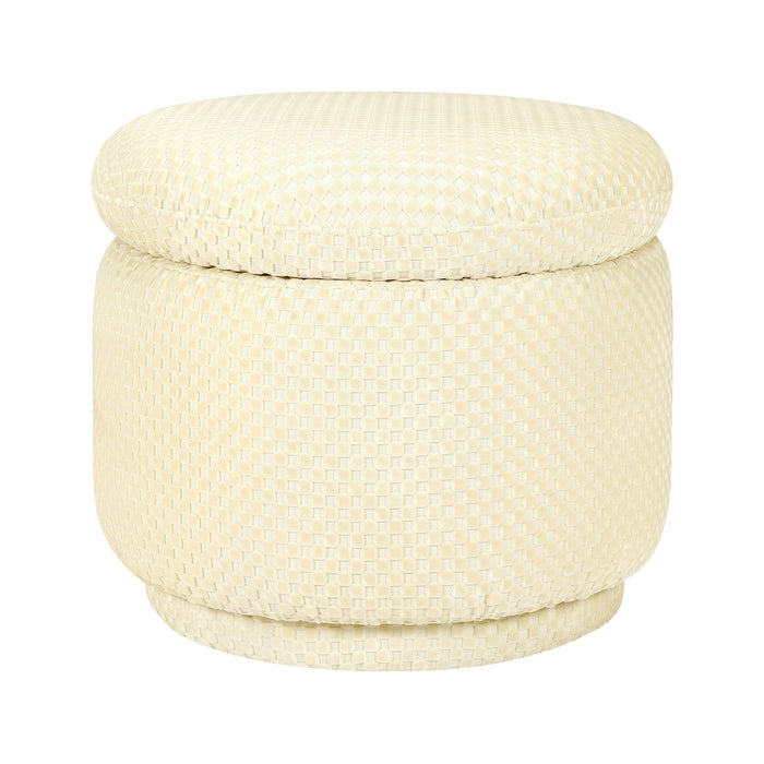 Black Friday Deal!Babyletto Enoki Storage Ottoman in Velvet Checker