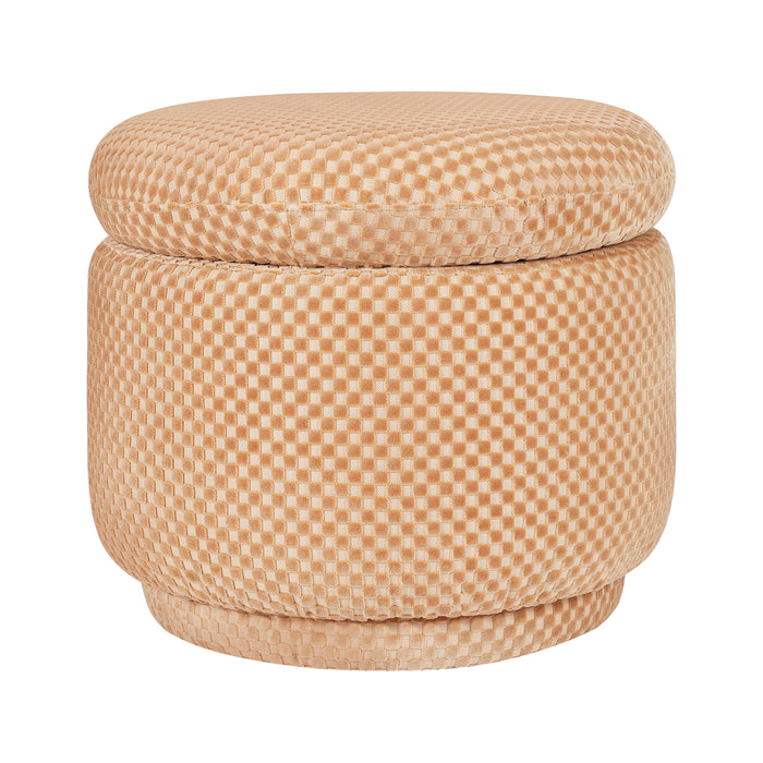 Black Friday Deal!Babyletto Enoki Storage Ottoman in Velvet Checker