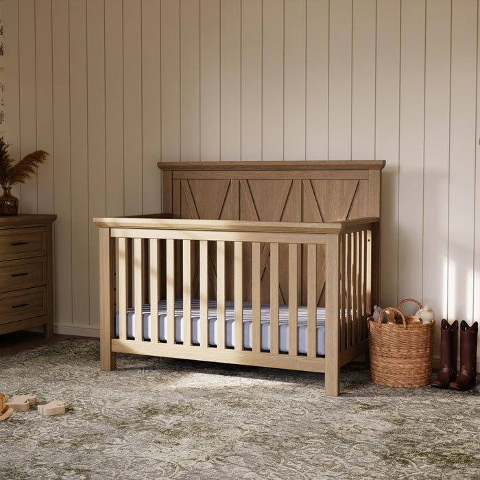 Black Friday Deal! Monogram Emory Farmhouse 4-in-1 Convertible Crib