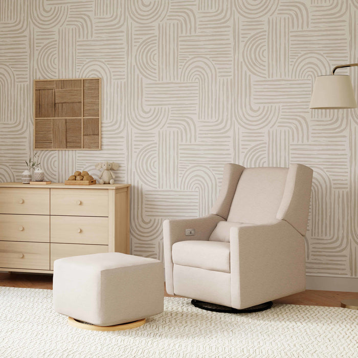 Black Friday Deal! Babyletto Kiwi Electronic Recliner and Swivel Glider with USB port