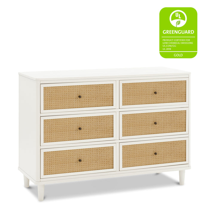 Black Friday Deal! Namesake Marin with Cane 6 Drawer Dresser
