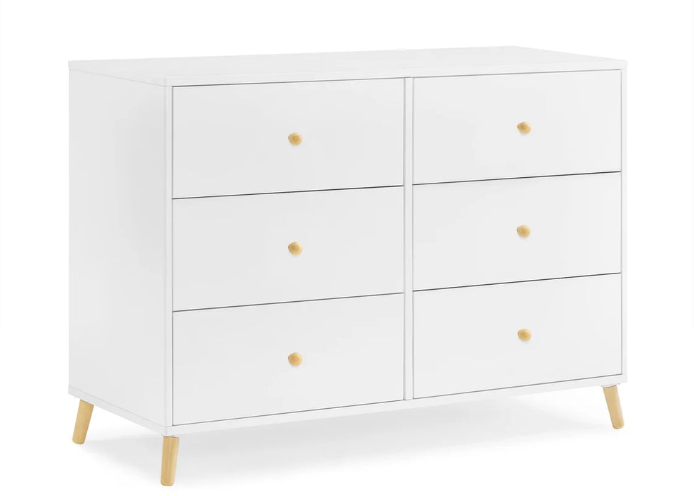 Delta Children Essex 6 Drawer Dresser with Interlocking Drawers