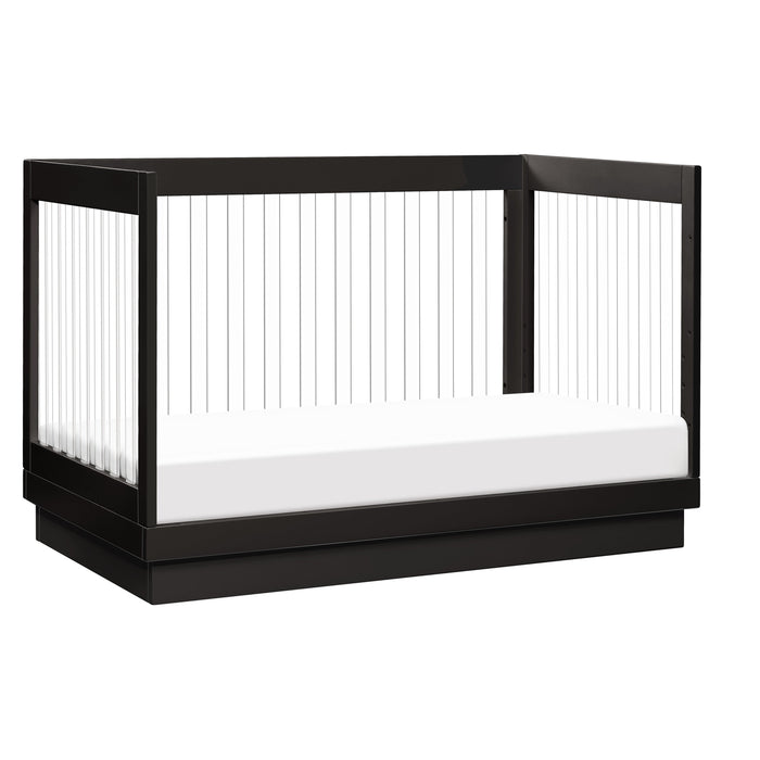 Black Friday Deal! Babyletto Harlow Acrylic 3-in-1 Convertible Crib with Toddler Bed Conversion Kit