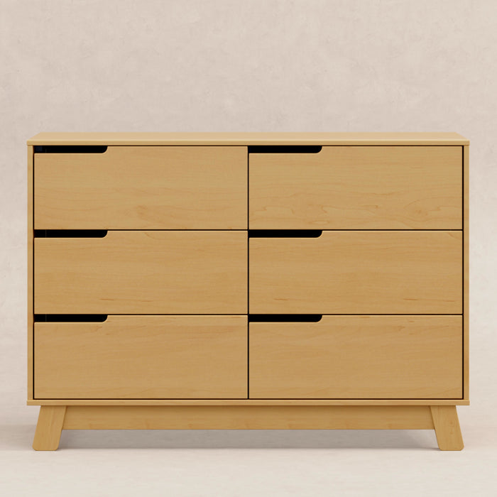 babyletto hudson dresser Hudson 6 Drawer Double Dresser Babyletto Honey