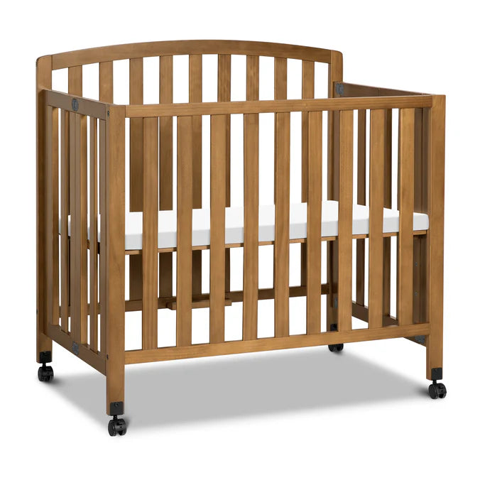 DaVinci Dylan Folding Portable 3-in-1 Mini Crib and Twin Bed