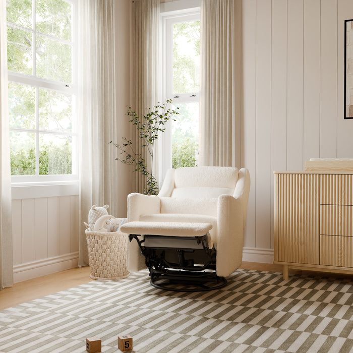 Black Friday Deal! Babyletto Kiwi Plus Power Recliner and Swivel Glider with Power Adjustable Headrest and USB Port