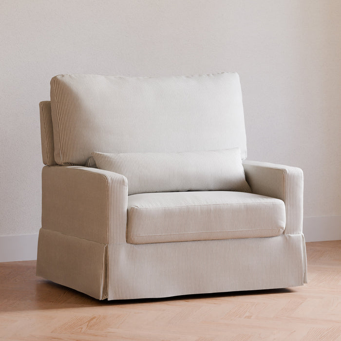 Black Friday Deal! Namesake Crawford Pillowback Chair and a Half Comfort Swivel Glider