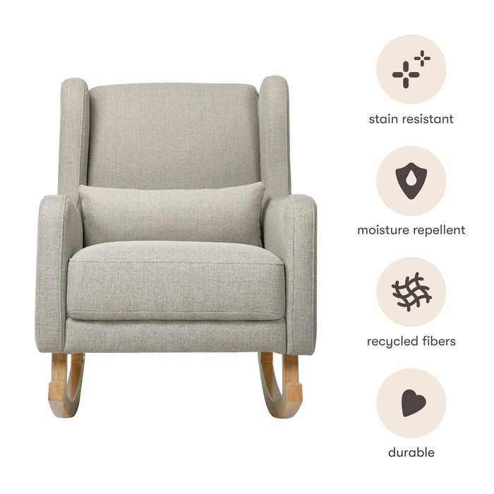 Black Friday Deal! Babyletto Kai Rocker in Eco-Performance Fabric | Water Repellent & Stain Resistant